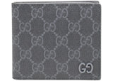 Gucci Gg Grey Interior Wallet Black
