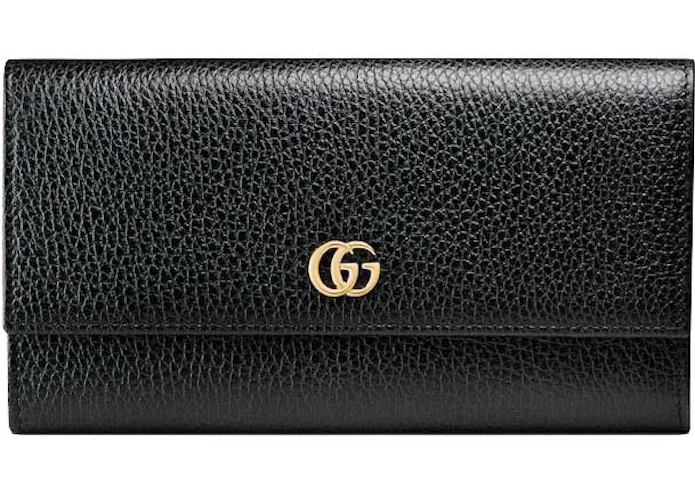 Gucci Gg Marmont Leather Continental Wallet Black