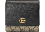 Gucci Gg Marmont Medium Wallet Beige/Ebony