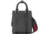 Gucci Gg Supreme Canvas Tote Bag Black