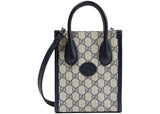 Gucci Interlocking G Mini Tote Bag Black/Grey