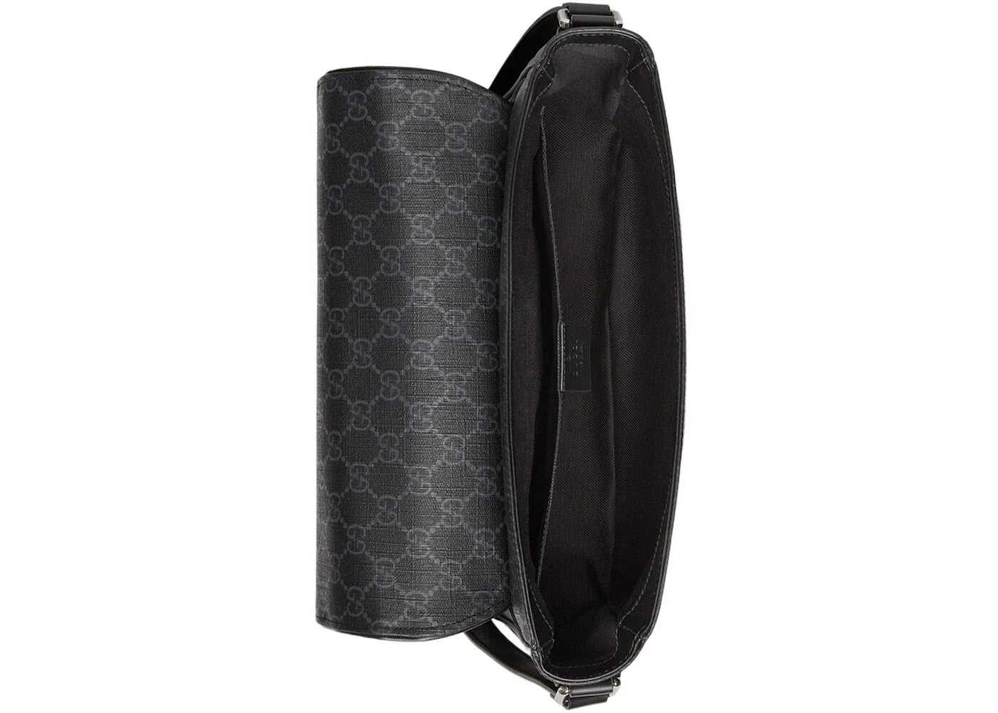 Gucci Messenger Bag Gg Supreme Canvas Black/Grey