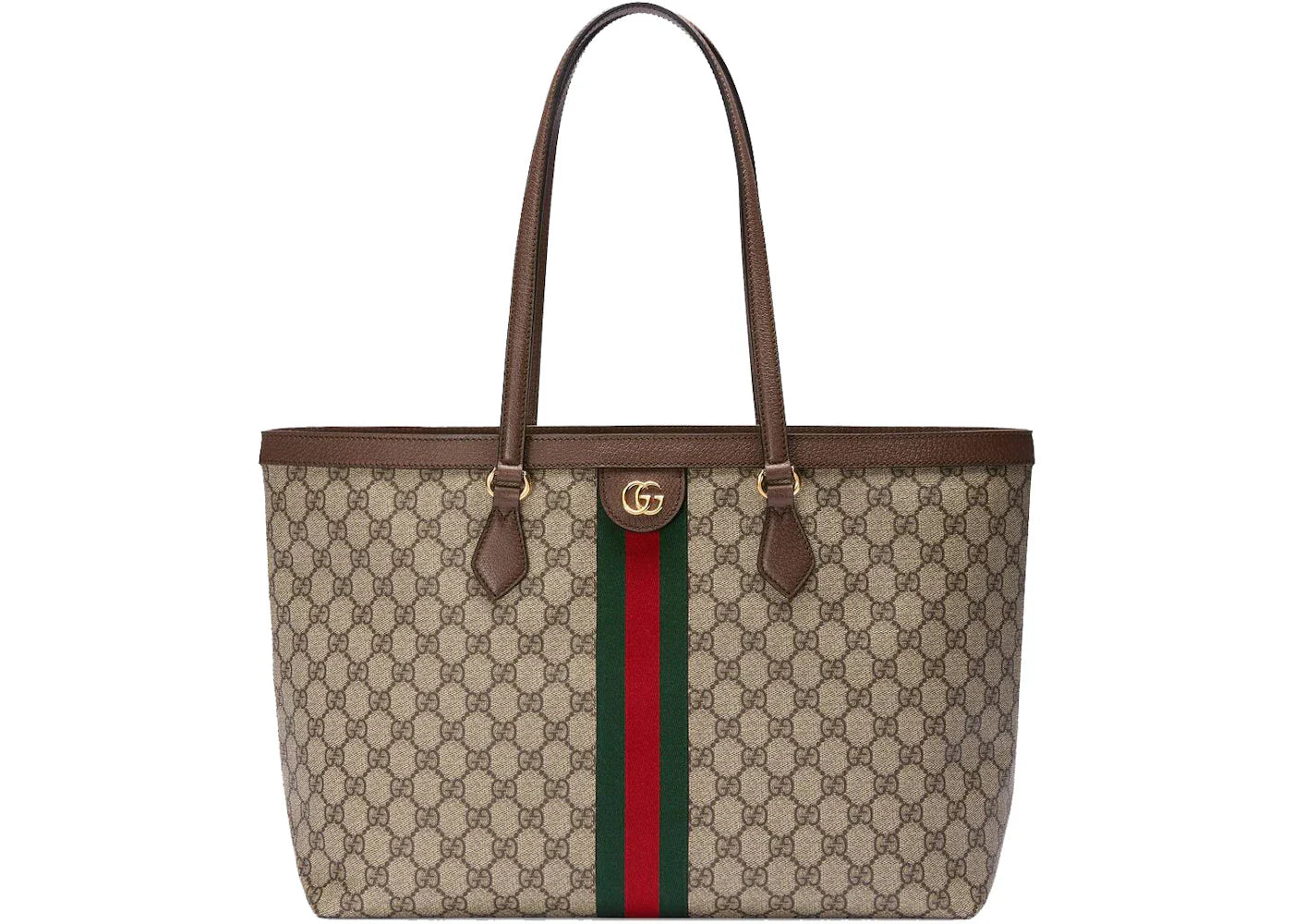 Gucci Ophidia Gg Medium Tote Beige/Ebony