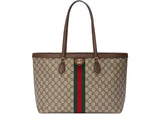 Gucci Ophidia Gg Medium Tote Beige/Ebony