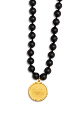 Alo Yoga Black Onyx Mala Necklace