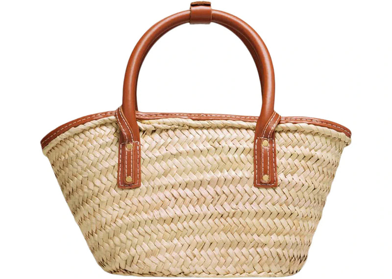 jacquemus basket bag le petit panier soli light brown