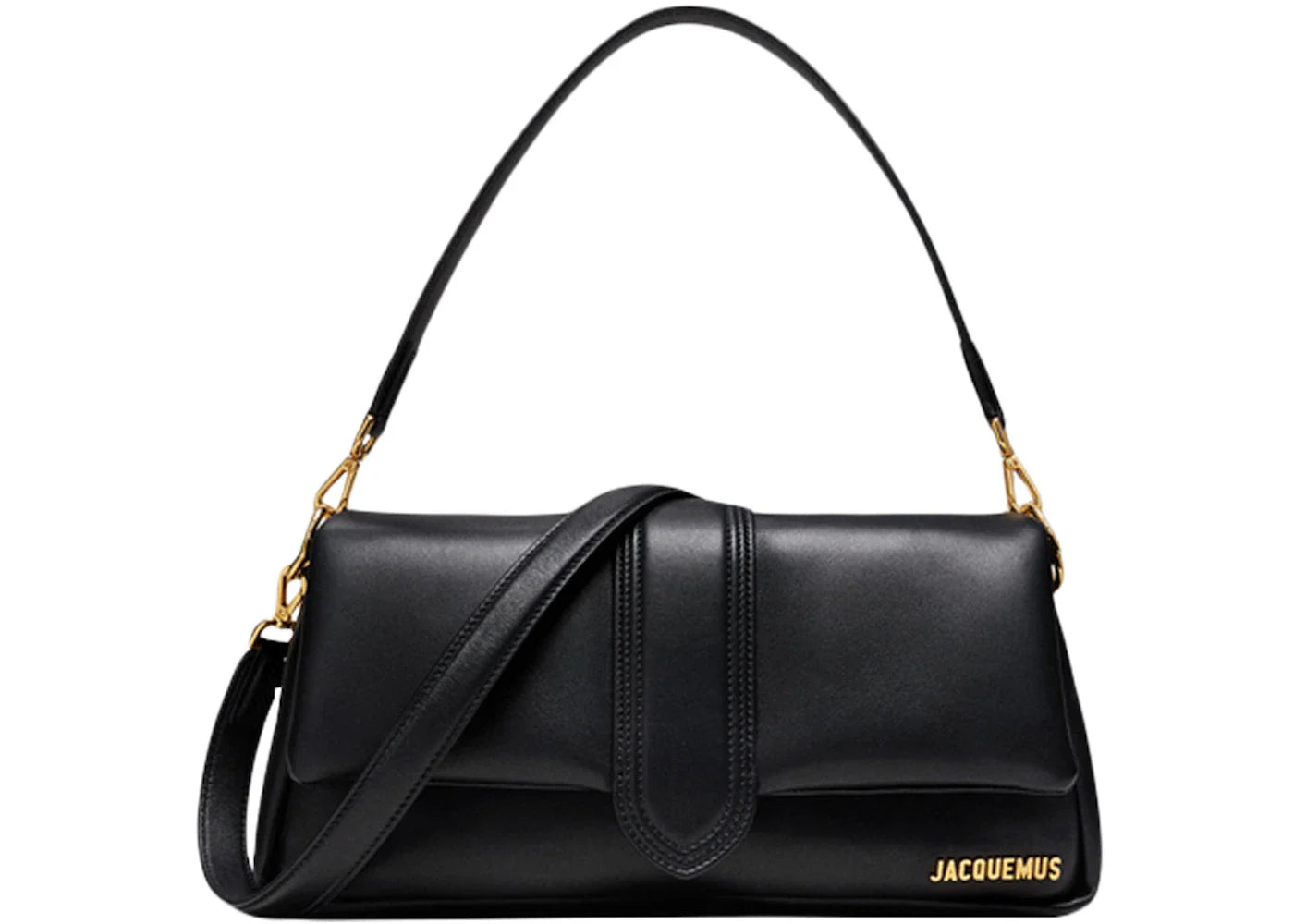 jacquemus le bambimou puffed flap bag black