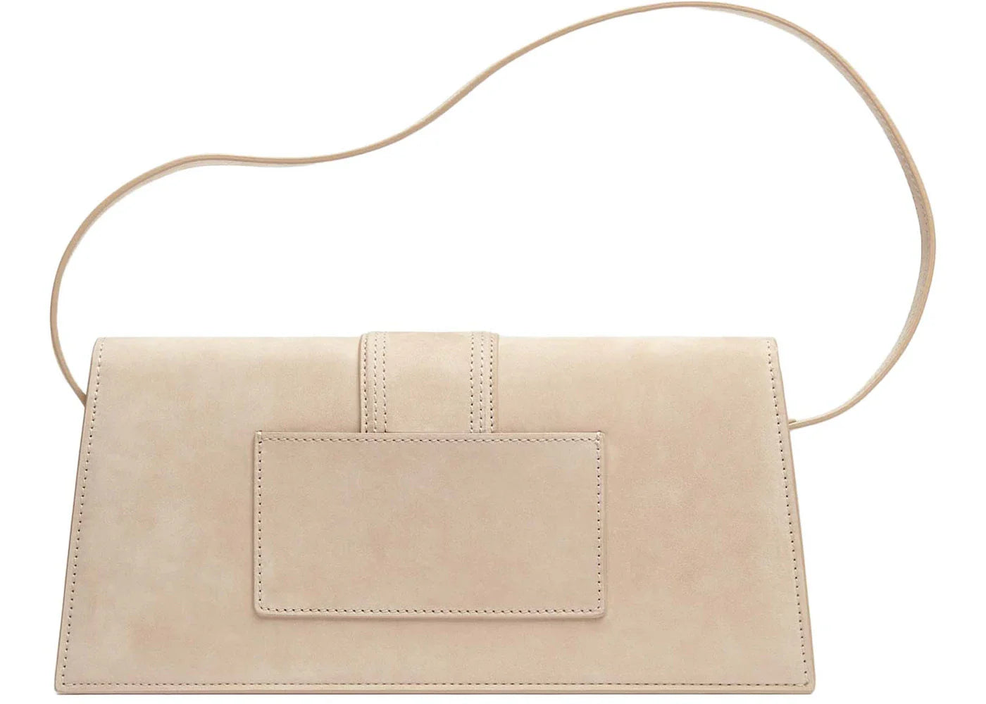 jacquemus le bambino long flap bag dark beige