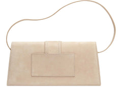 jacquemus le bambino long flap bag dark beige