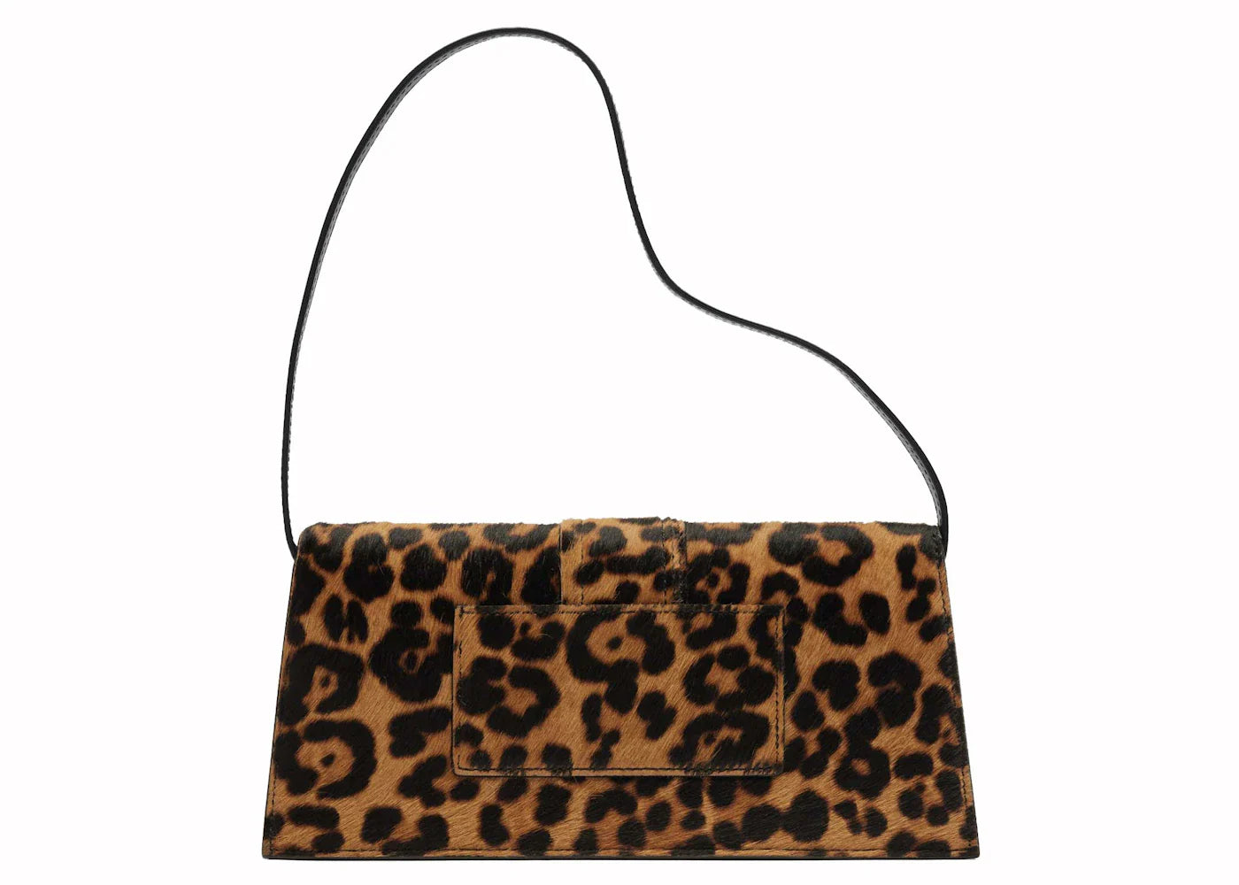 jacquemus le bambino long flap bag leopard print