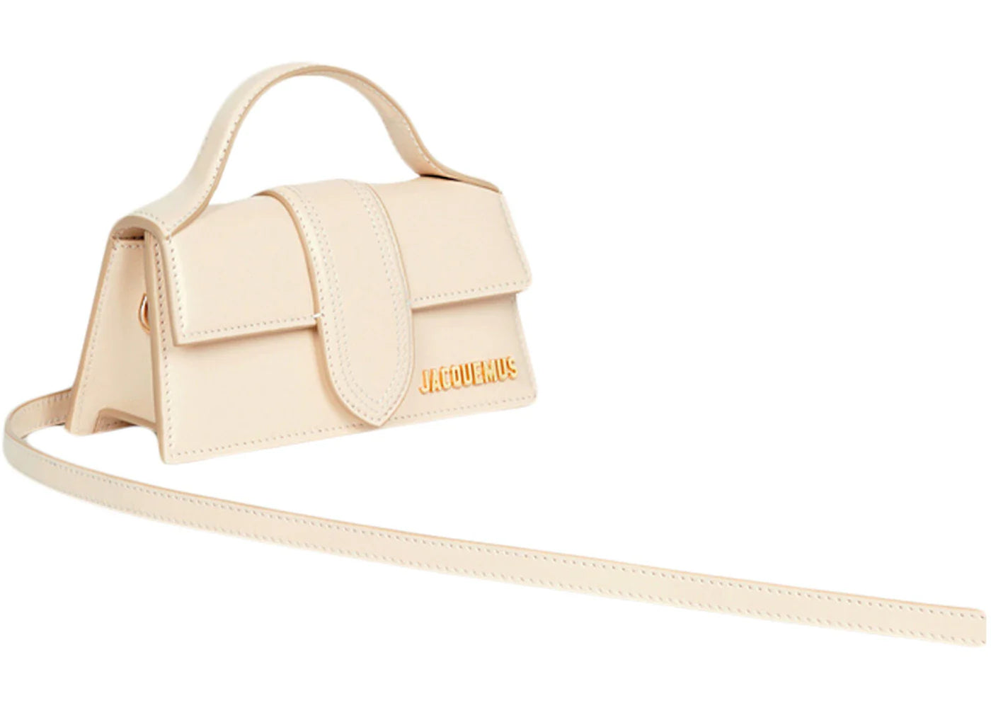 Jacquemus Le Bambino Mini Flap Bag Ivory