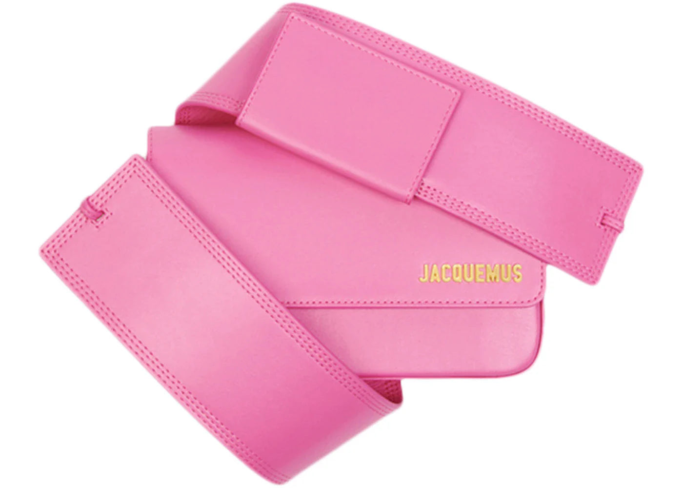 jacquemus le carinu flap shoulder bag pink