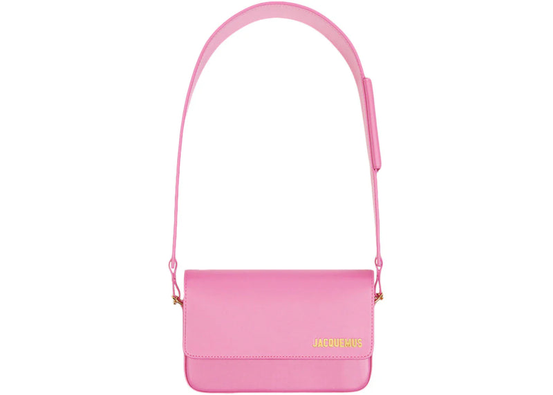 jacquemus le carinu flap shoulder bag pink