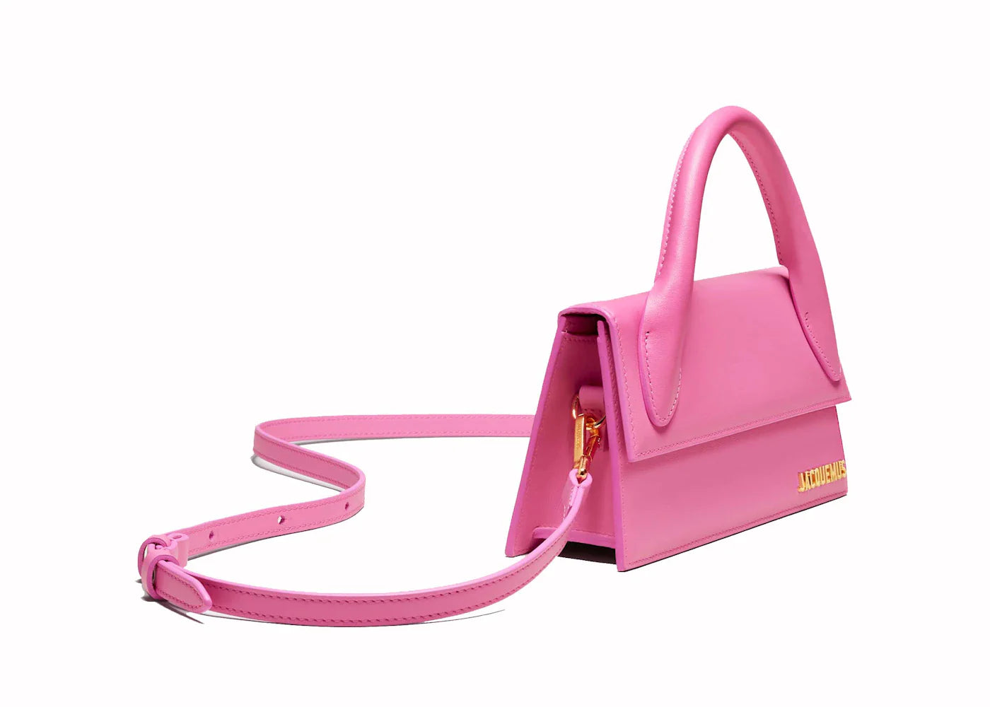 Jacquemus Le Chiquito Long Signature Handbag Pink