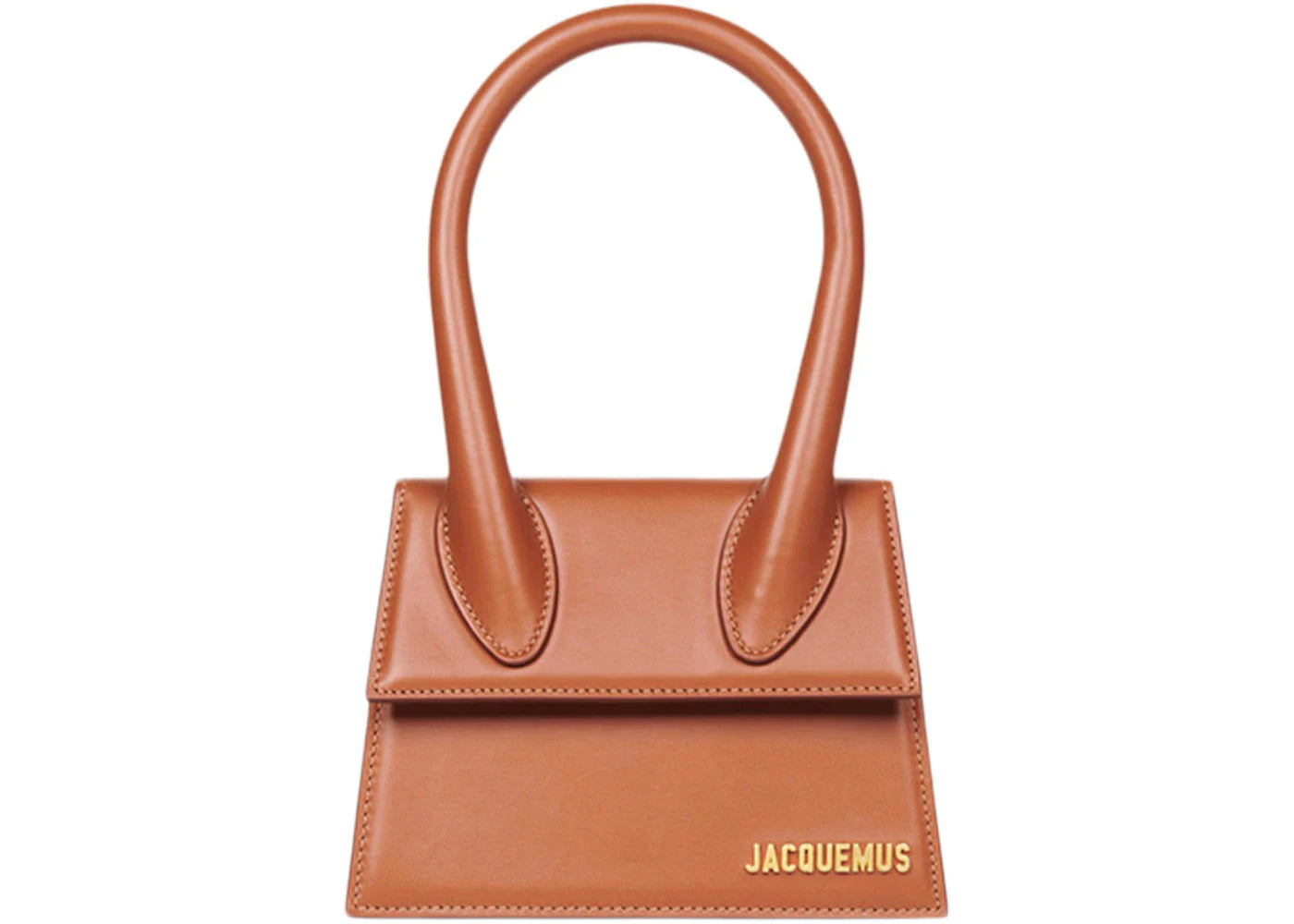 jacquemus le chiquito moyen signature handbag light brown