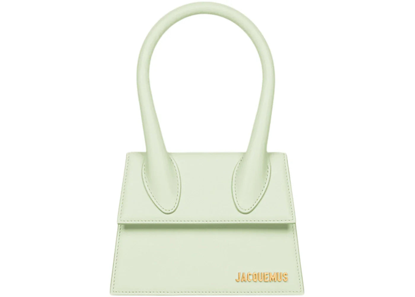 jacquemus le chiquito moyen signature handbag light green