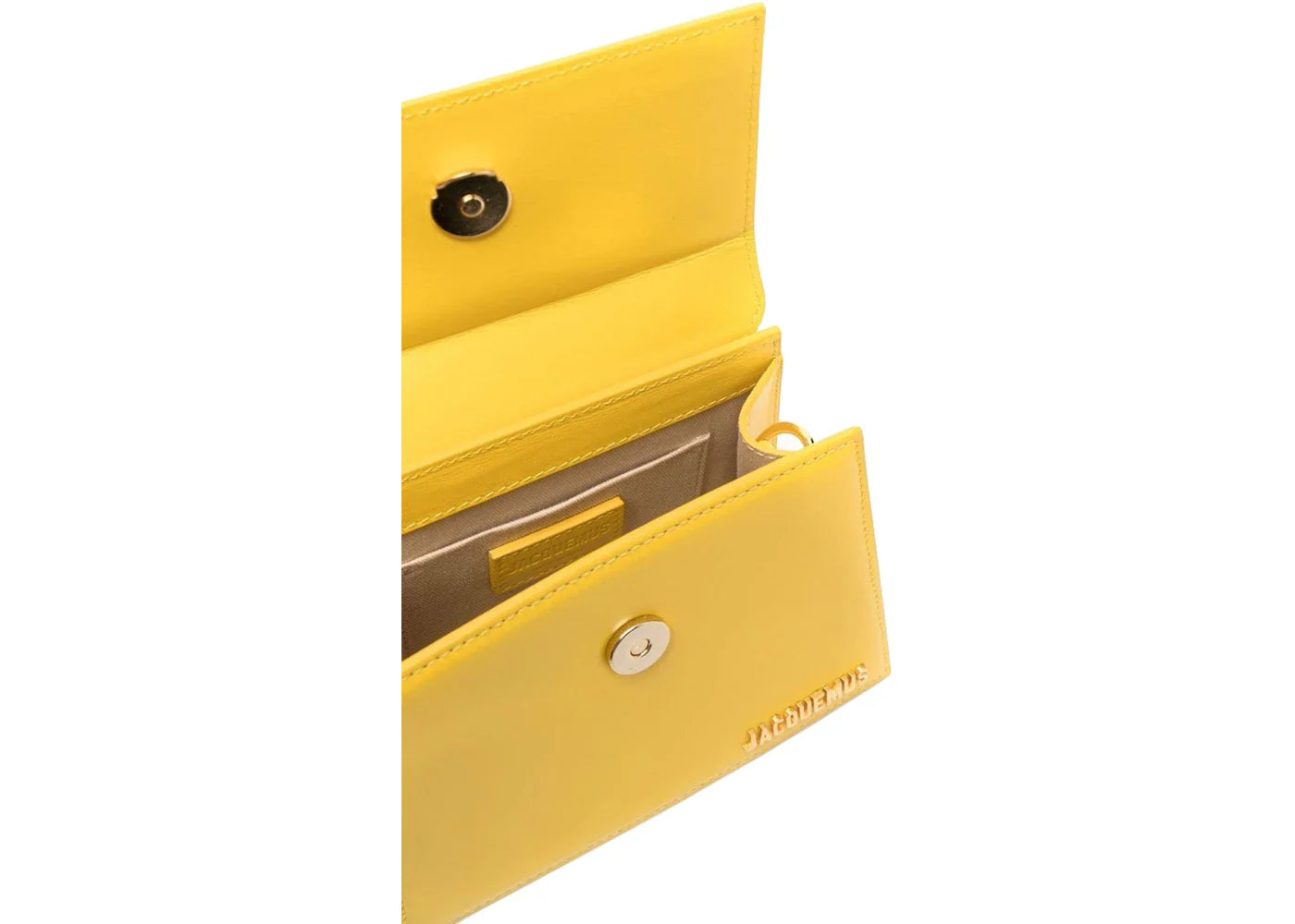 jacquemus le chiquito moyen top-handle bag warm yellow