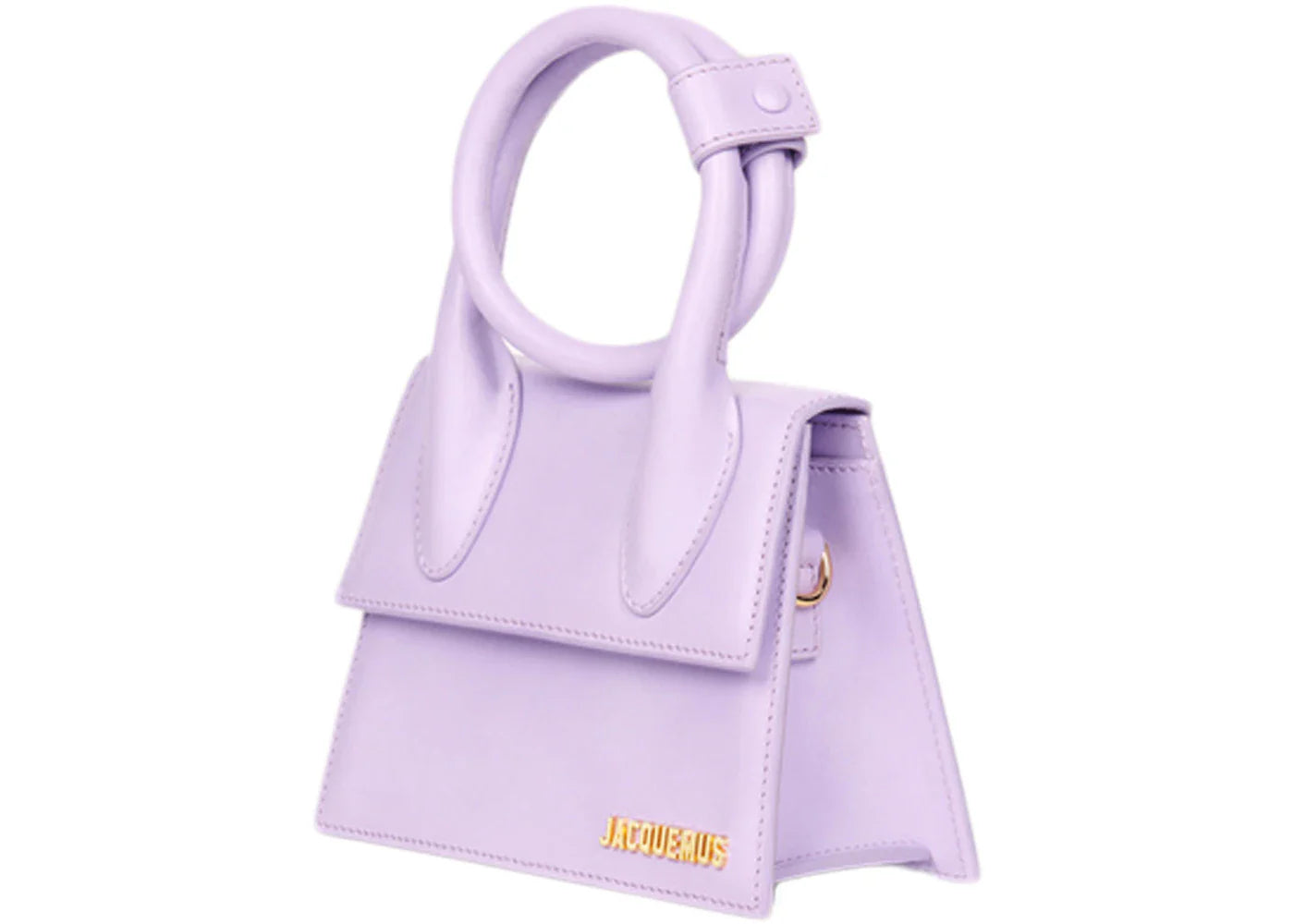 Jacquemus Le Chiquito Noeud Coiled Handbag Lilac