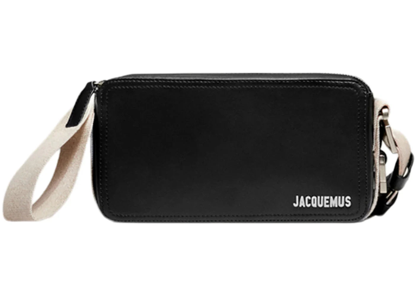 jacquemus le cuerda horizontal utility rectangle bag black