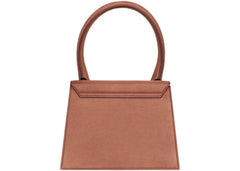 jacquemus le grand chiquito large signature handbag brown