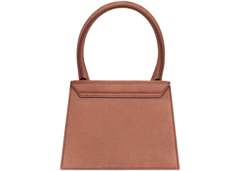jacquemus le grand chiquito large signature handbag brown