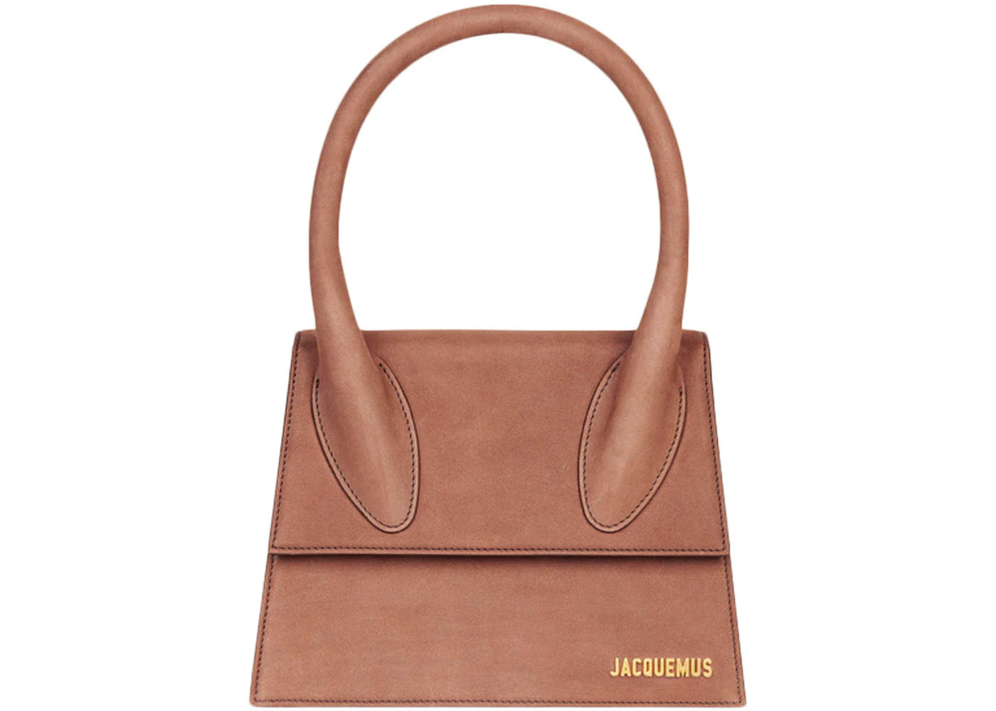 jacquemus le grand chiquito large signature handbag brown