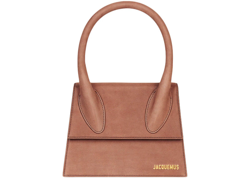 jacquemus le grand chiquito large signature handbag brown