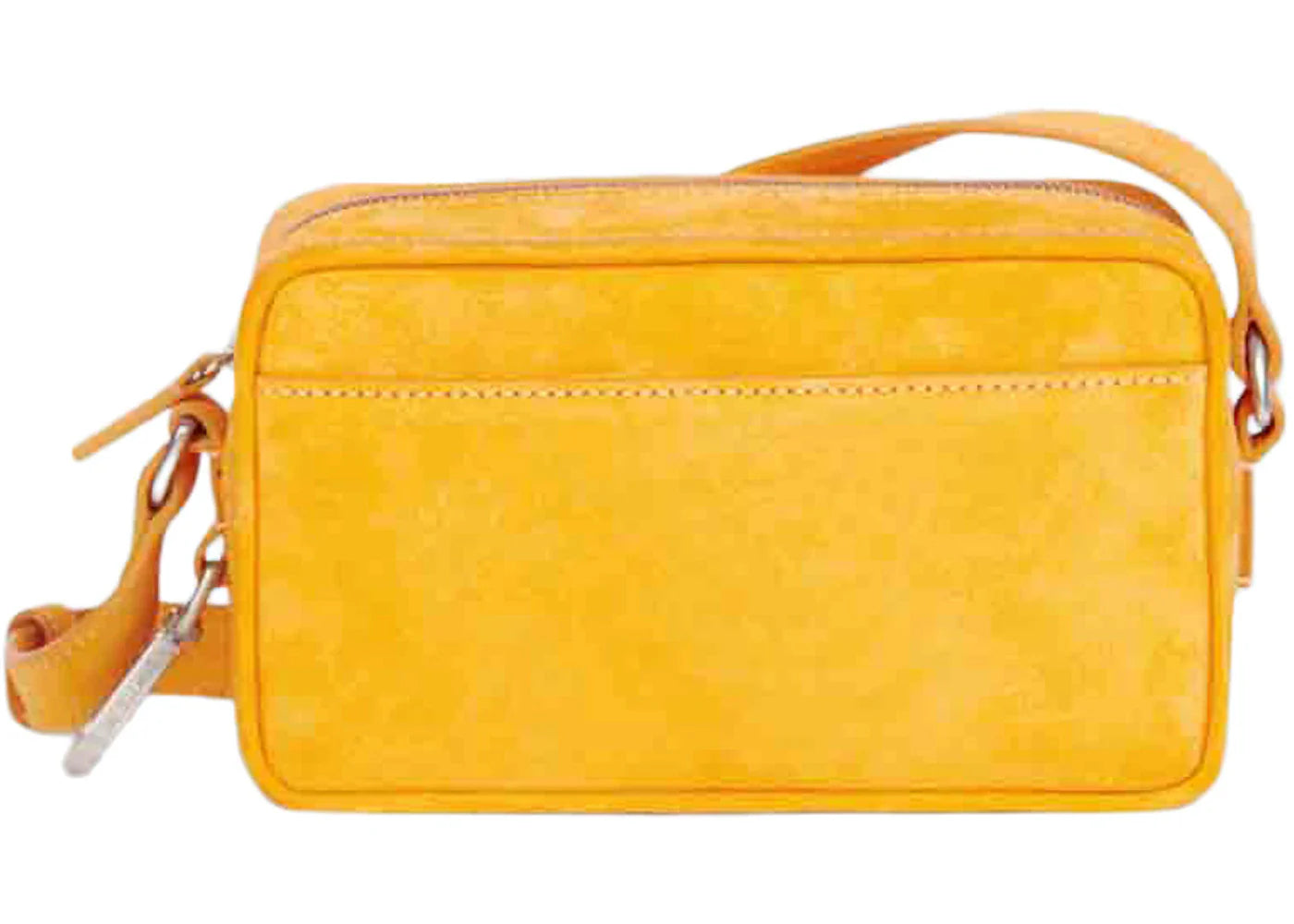 jacquemus strapped pochette bag le splash orange