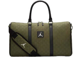 Jordan Monogram Duffle Bag Green Zipper Green