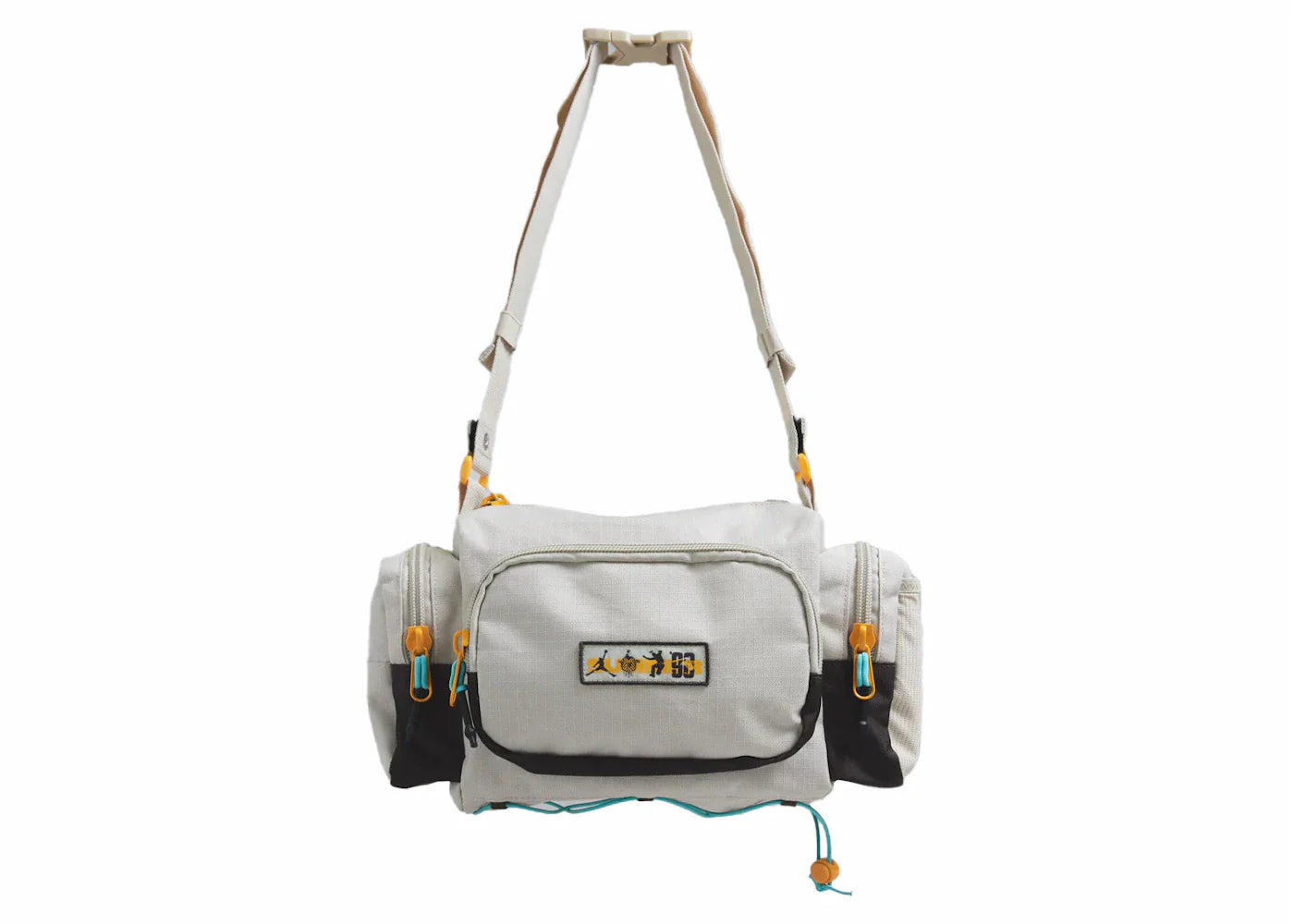 Jordan X Union X Bephies Beauty Supply Bungee Bag Khaki/Union Gold/Black