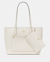 KateSpade Staci Large Tote Set Meringue