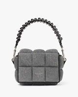 KateSpade Boxxy Metallic Crossbody Silver