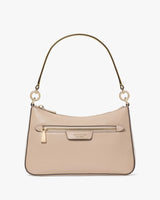 KateSpade Hudson Colorblocked Convertible Crossbody Timeless Taupe Multi