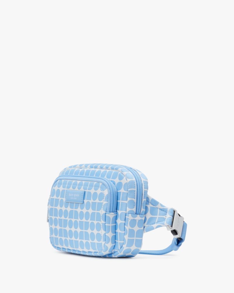 KateSpade Noel Jacquard Belt Bag Astral Blue Multi