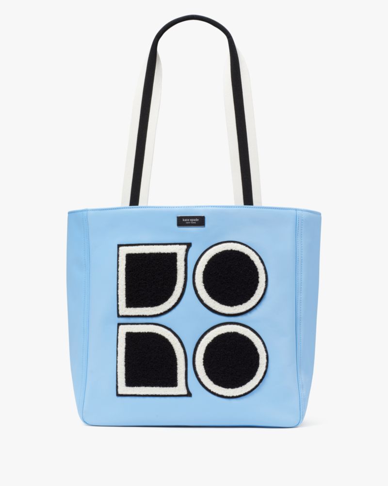 KateSpade Noel Large Tote Astral Blue Multi