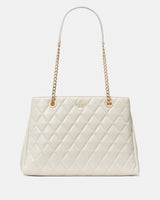 KateSpade Carey Quilted Tote Meringue