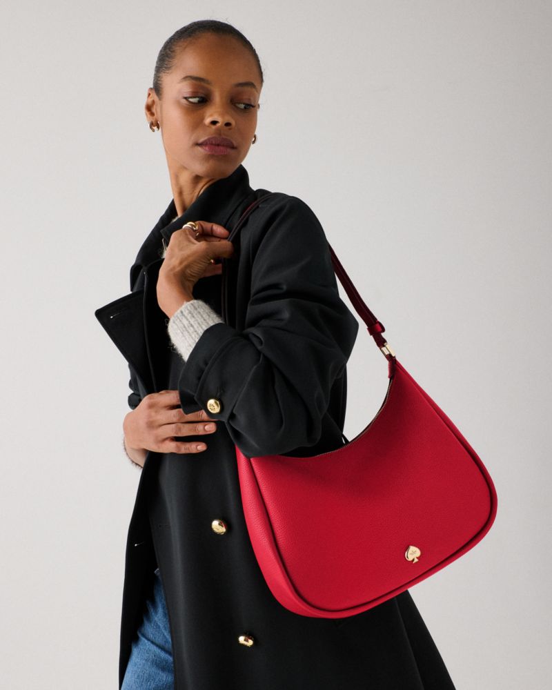 KateSpade Kayla Large Shoulder Bag Perfect Cherry