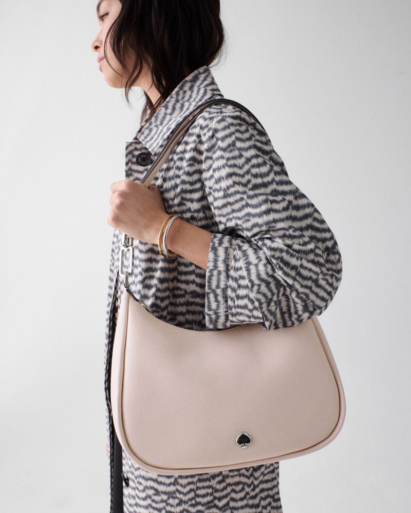 KateSpade Kayla Large Shoulder Bag Powdered Sugar