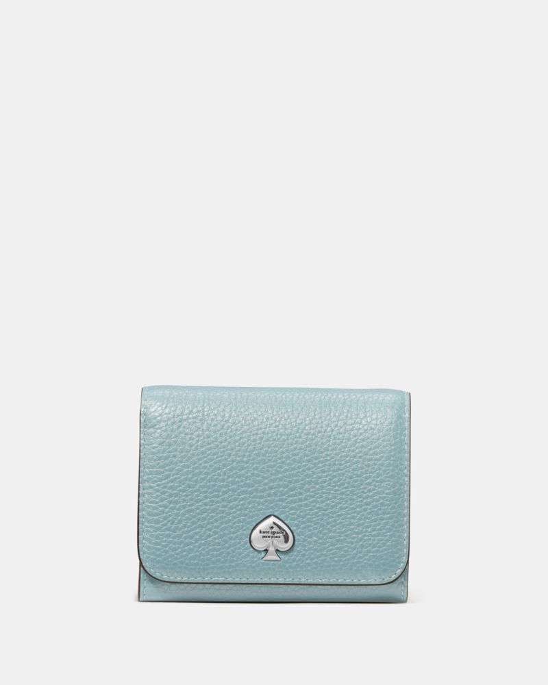 KateSpade Kayla Small L Zip Wallet Aventurine