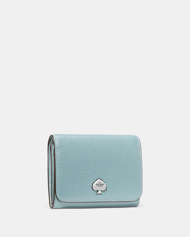 KateSpade Kayla Small L Zip Wallet Aventurine