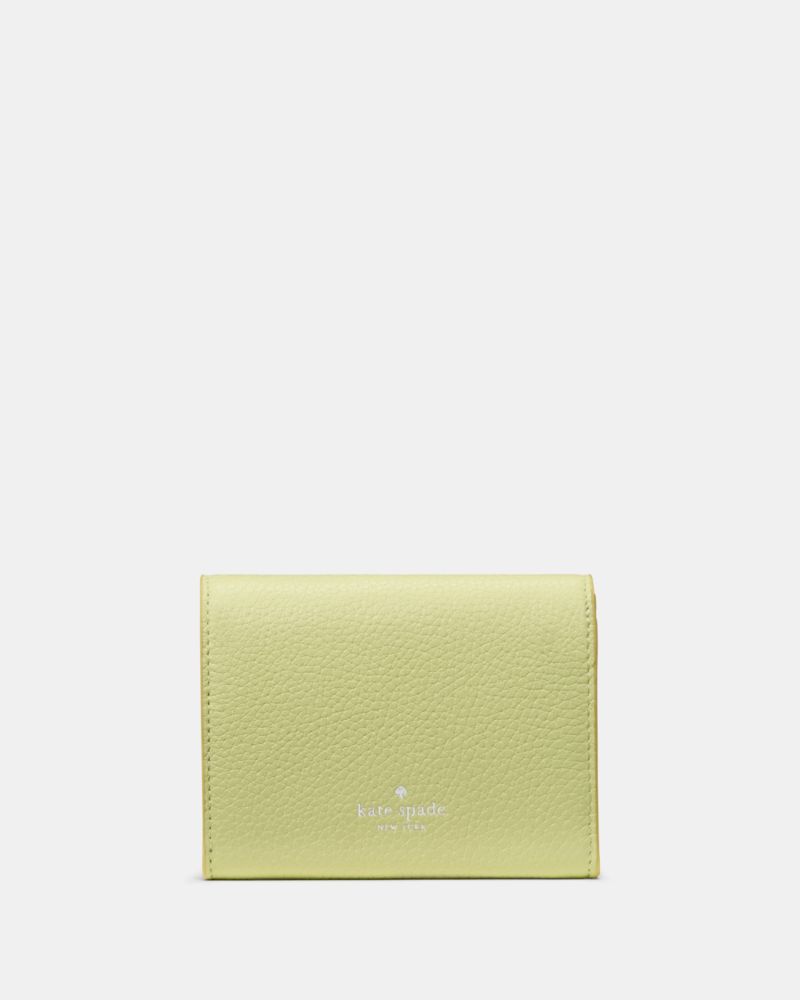 KateSpade Kayla Small L Zip Wallet Tennis Ball