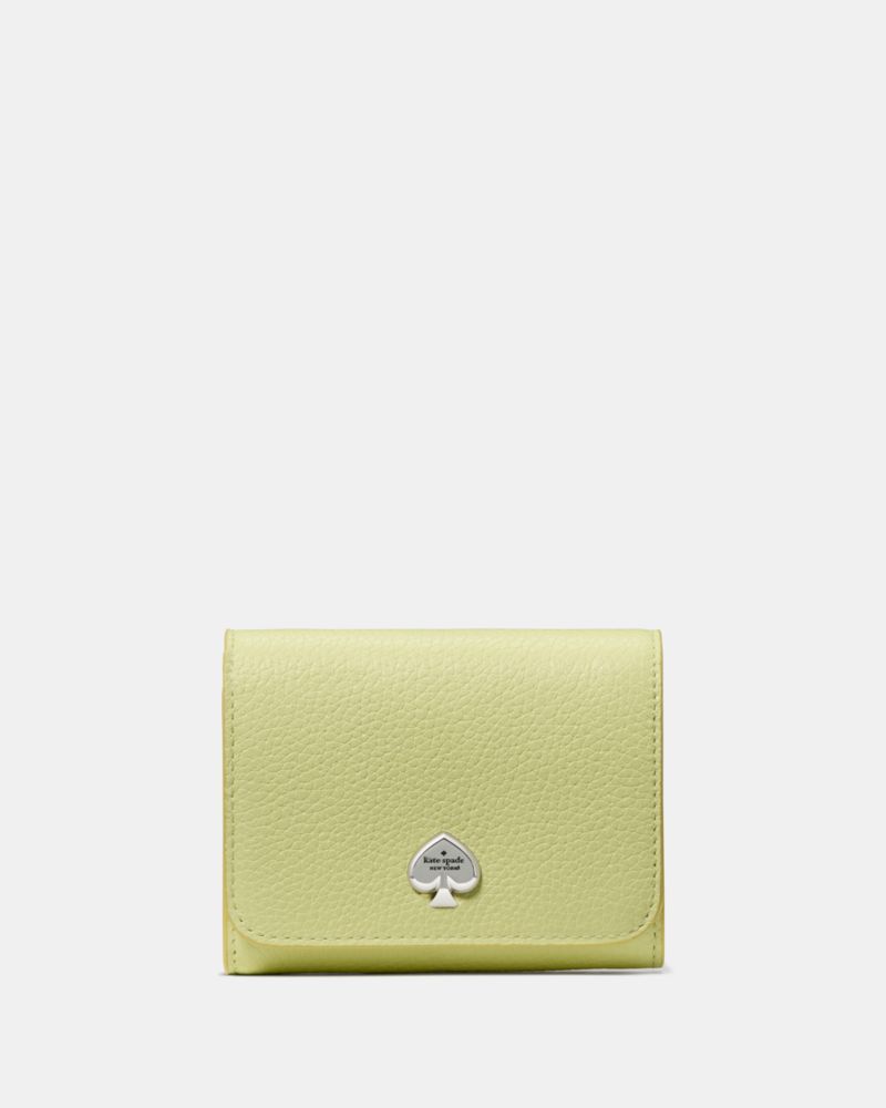 KateSpade Kayla Small L Zip Wallet Tennis Ball