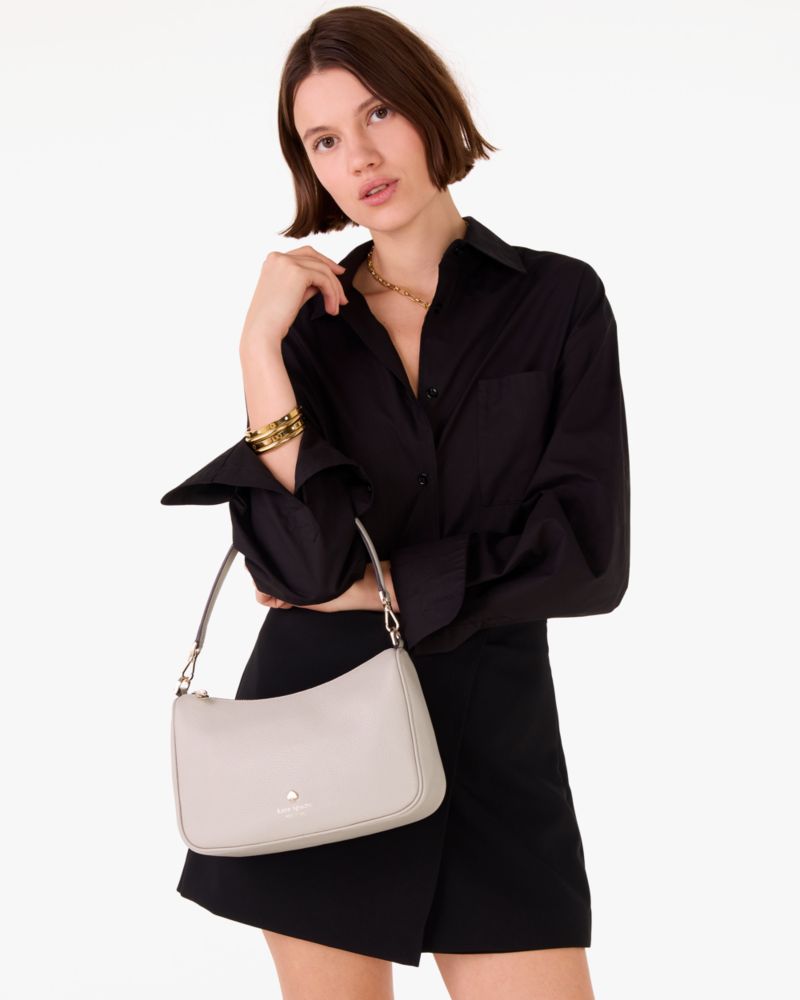 KateSpade Emma Shoulder Bag Cozy Grey