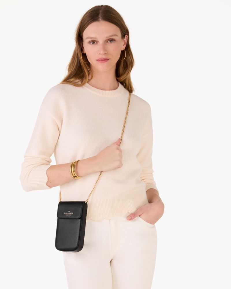 KateSpade Madison Phone Crossbody Black