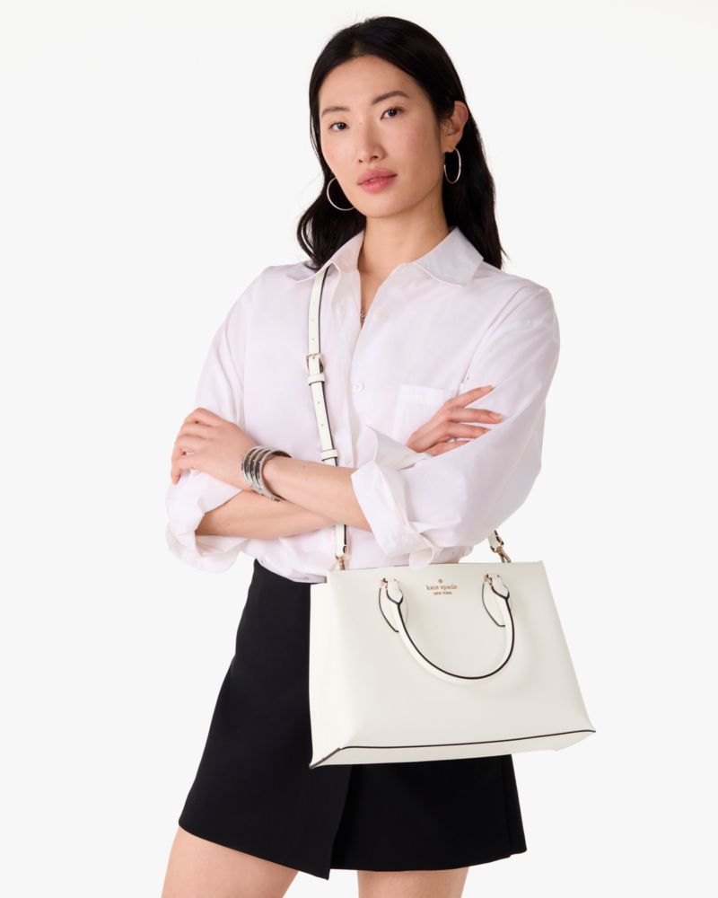 KateSpade Rae Medium Satchel Meringue
