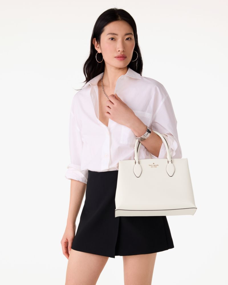 KateSpade Rae Medium Satchel Meringue