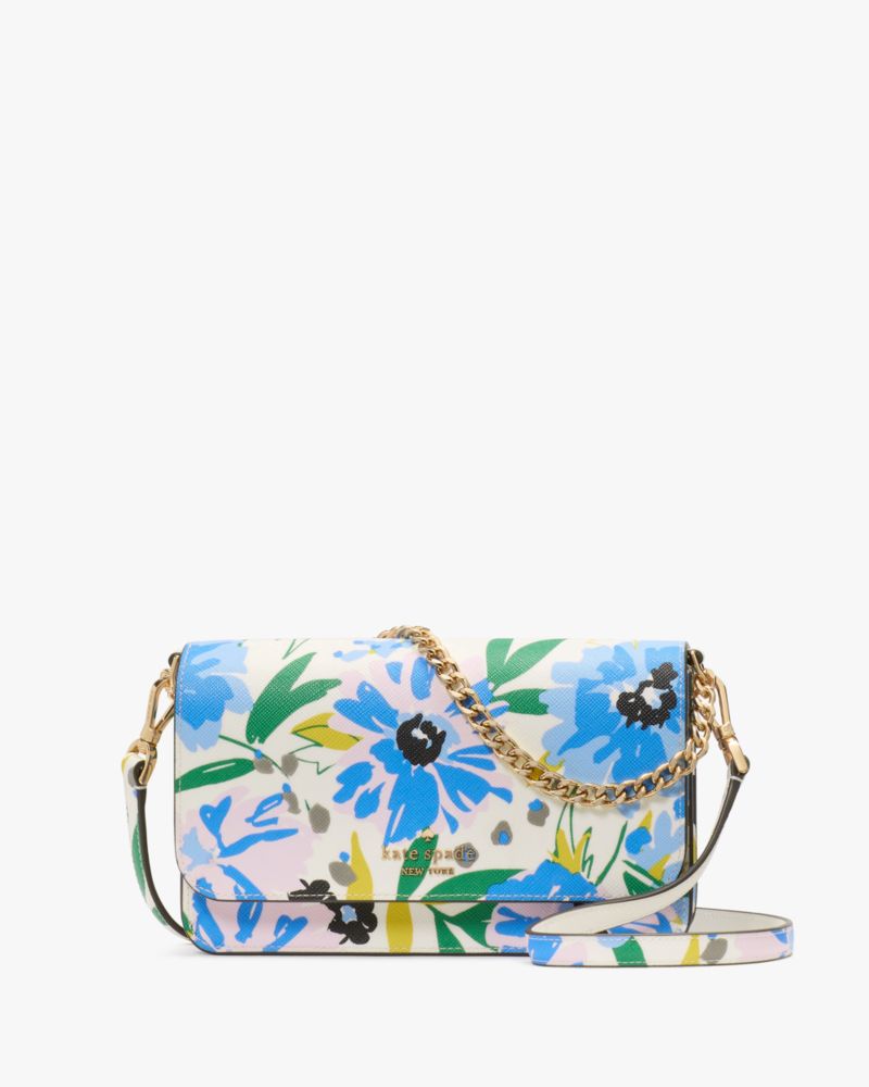 KateSpade Madison Floral Willow Mini Crossbody Cream Multi