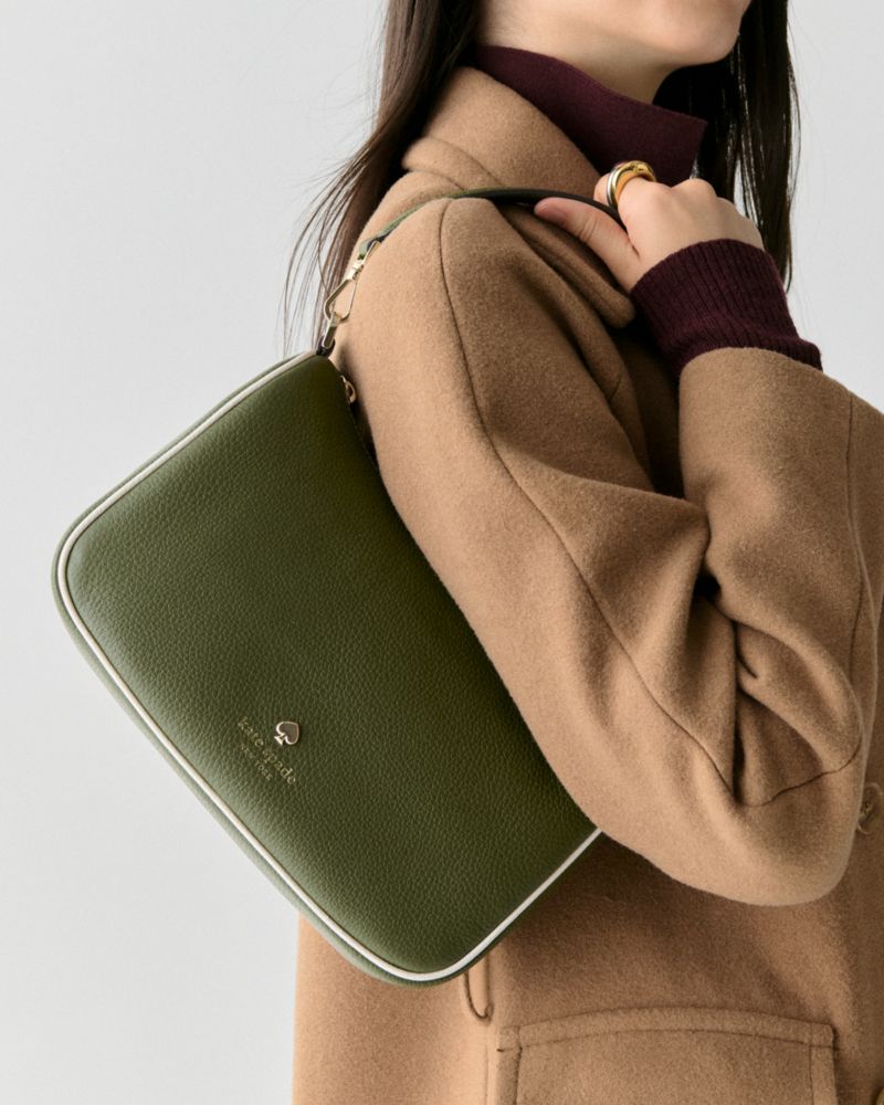 KateSpade Emma Medium Shoulder Bag Enchanted Green Multi