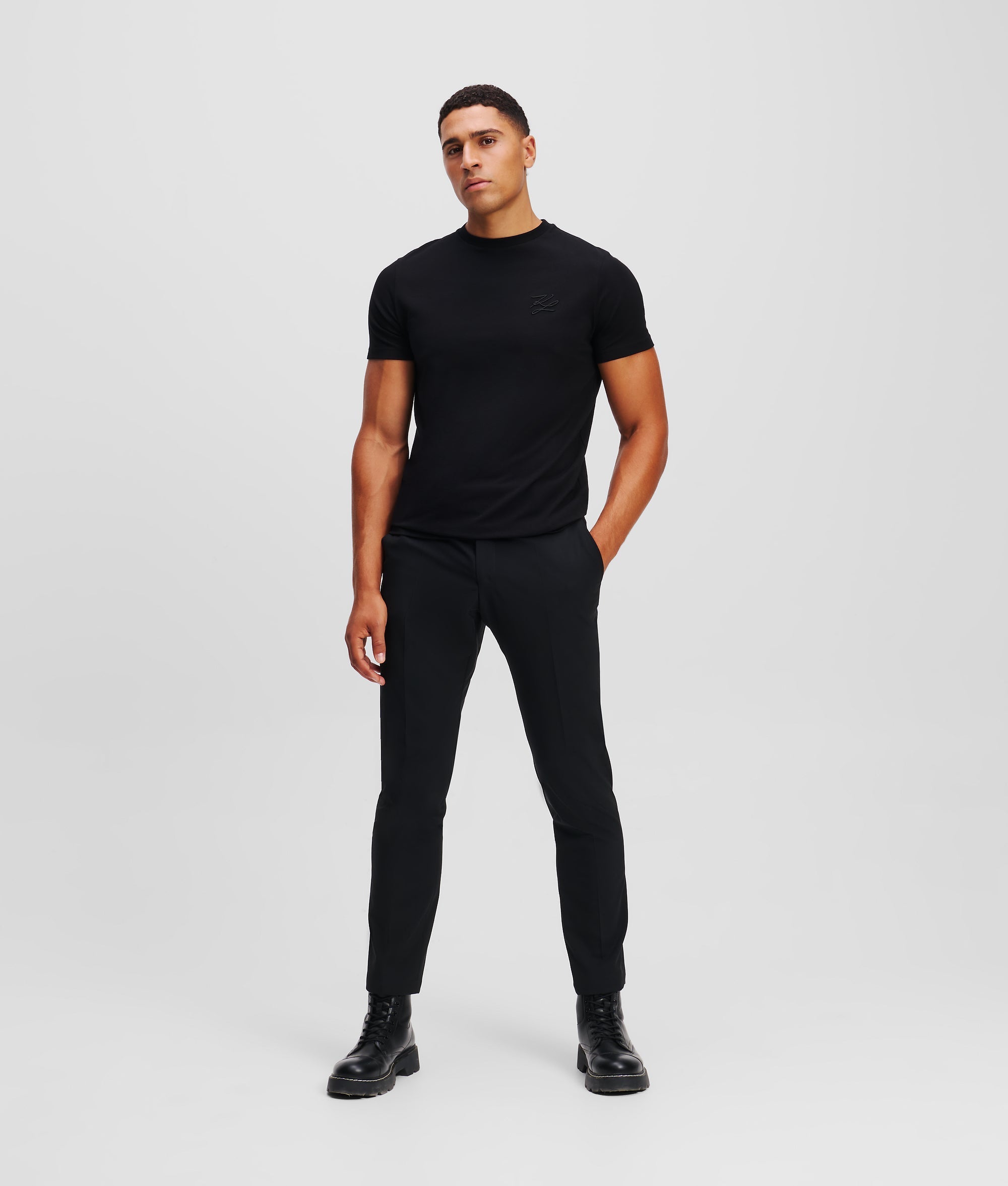 Karl Lagerfeld Tailored Pants Black