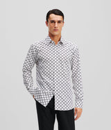 Karl Lagerfeld Monogram Shirt White/Black